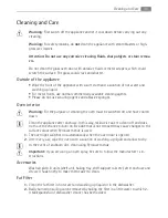 Preview for 33 page of Electrolux B59412-5 User Manual