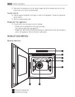 Предварительный просмотр 6 страницы Electrolux B890905 User Manual