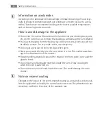 Preview for 6 page of Electrolux B9820-5 User Manual
