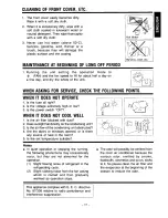 Предварительный просмотр 17 страницы Electrolux BCC-2M 18E Instruction Manual