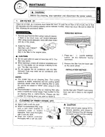 Preview for 15 page of Electrolux BCCHS-7E Instruction Manual