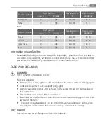 Preview for 21 page of Electrolux BE3013421 User Manual