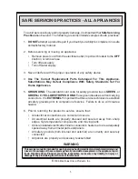Предварительный просмотр 6 страницы Electrolux BEVERAGE CENTER II Service Manual
