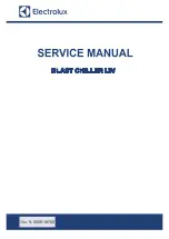 Electrolux BLAST CHILLER LW Service Manual preview