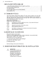 Предварительный просмотр 12 страницы Electrolux Breeze 800 LFI769X User Manual