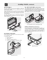 Предварительный просмотр 13 страницы Electrolux BRT21R6AB3 Use & Care Manual