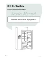 Electrolux Built-In Dishwasher Service Manual preview