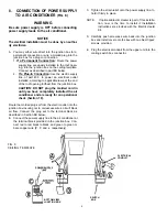 Preview for 9 page of Electrolux CAL136.206 Installation & Operating Instructions Manual