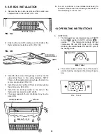 Preview for 10 page of Electrolux CAL136.206 Installation & Operating Instructions Manual