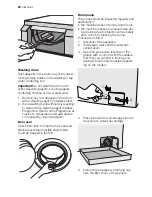 Предварительный просмотр 20 страницы Electrolux CALIMA EWFM 14480 W User Manual