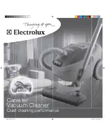 Preview for 1 page of Electrolux CANISTER User Manual