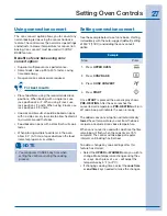 Предварительный просмотр 27 страницы Electrolux CEI30EF5GBA Use & Care Manual