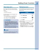 Предварительный просмотр 31 страницы Electrolux CEI30EF5GBA Use & Care Manual