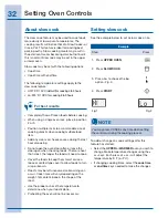 Предварительный просмотр 32 страницы Electrolux CEI30EF5GBA Use & Care Manual