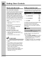 Preview for 28 page of Electrolux CEI30EF5GS Use And Care Manual