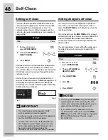 Preview for 48 page of Electrolux CEI30EF5GS Use And Care Manual