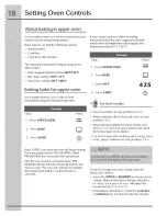 Preview for 18 page of Electrolux CEI30GF5GBA Use & Care Manual