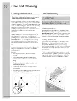 Preview for 56 page of Electrolux CEW30EF6GBA Use & Care Manual