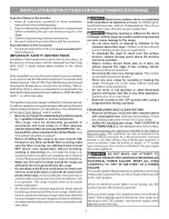 Preview for 3 page of Electrolux CEW30GF6GSE Installation Instructions Manual