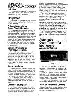 Preview for 5 page of Electrolux CF463 Instructions For Use Manual