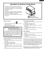 Предварительный просмотр 3 страницы Electrolux CFMV156DBD Service Manual