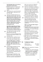 Preview for 31 page of Electrolux CG 6400 Operating Instructions Manual