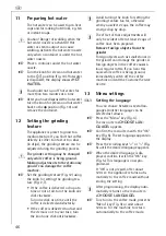 Preview for 46 page of Electrolux CG 6400 Operating Instructions Manual