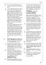 Preview for 69 page of Electrolux CG 6400 Operating Instructions Manual