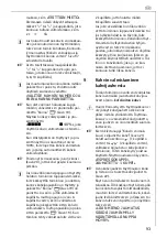 Preview for 93 page of Electrolux CG 6400 Operating Instructions Manual