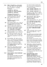 Preview for 97 page of Electrolux CG 6400 Operating Instructions Manual