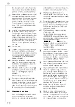 Preview for 118 page of Electrolux CG 6400 Operating Instructions Manual