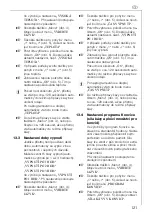 Preview for 121 page of Electrolux CG 6400 Operating Instructions Manual