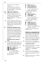 Preview for 138 page of Electrolux CG 6400 Operating Instructions Manual