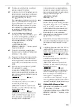 Preview for 165 page of Electrolux CG 6400 Operating Instructions Manual