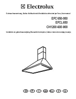 Preview for 1 page of Electrolux CH 1200 User Manual