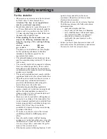 Preview for 3 page of Electrolux CH 700 User Manual