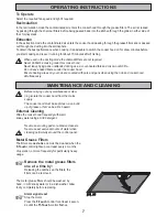 Preview for 7 page of Electrolux CH 910 Instruction Book