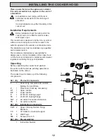 Предварительный просмотр 12 страницы Electrolux CH 950 Instruction Book