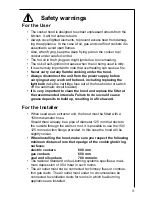 Preview for 3 page of Electrolux CHDI 8610 Operating And Installation Manual