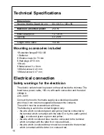 Preview for 16 page of Electrolux CHDI 8610 Operating And Installation Manual