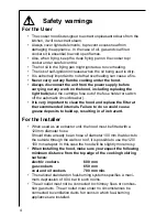 Preview for 4 page of Electrolux CHDL 4150 Operating And Installation Manual