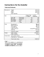 Preview for 7 page of Electrolux Chef CKG5060S Instruction Book