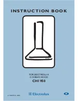 Electrolux CHI 950 Instruction Book preview