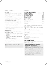 Preview for 2 page of Electrolux CHS642SA User And Installation Manual