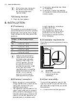 Предварительный просмотр 12 страницы Electrolux CI1201 User Manual