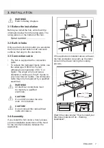 Preview for 7 page of Electrolux CIL61443C User Manual