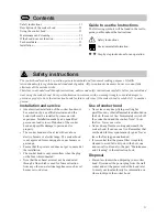 Preview for 3 page of Electrolux CK 450 User Manual