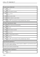 Preview for 124 page of Electrolux CKS980X1 User Manual