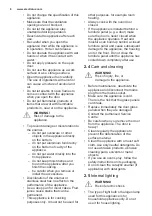 Preview for 6 page of Electrolux COB520X User Manual