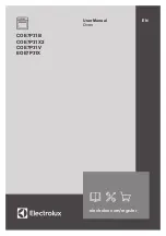 Preview for 1 page of Electrolux COE7P31B User Manual